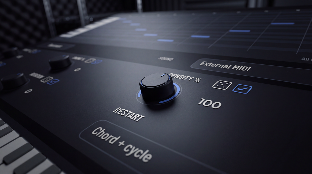 MOVA ARP · Density y Restart